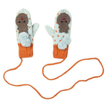 FEITONG Christmas Gloves Winter Warm Gloves for Women Girls Ladies Full Finger Wrist Hanging Neck Thicken Hot Cute Gloves #3